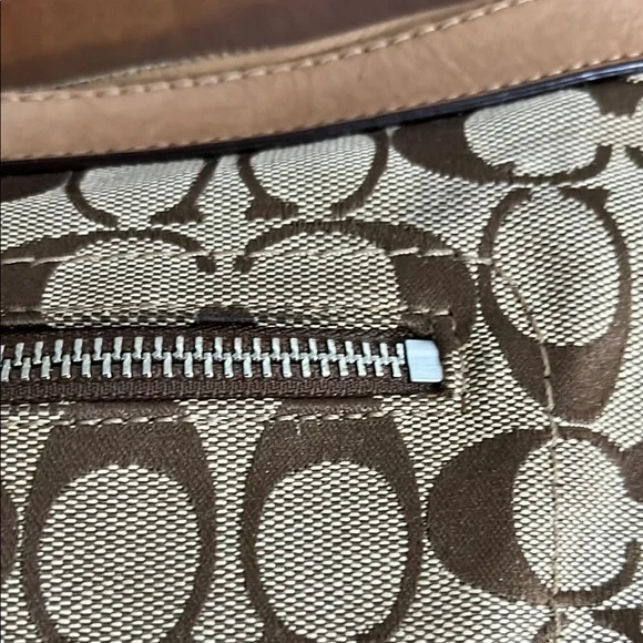 Coach Signature Monogram Shoulder Bag - Authentic - Picture 7 of 16